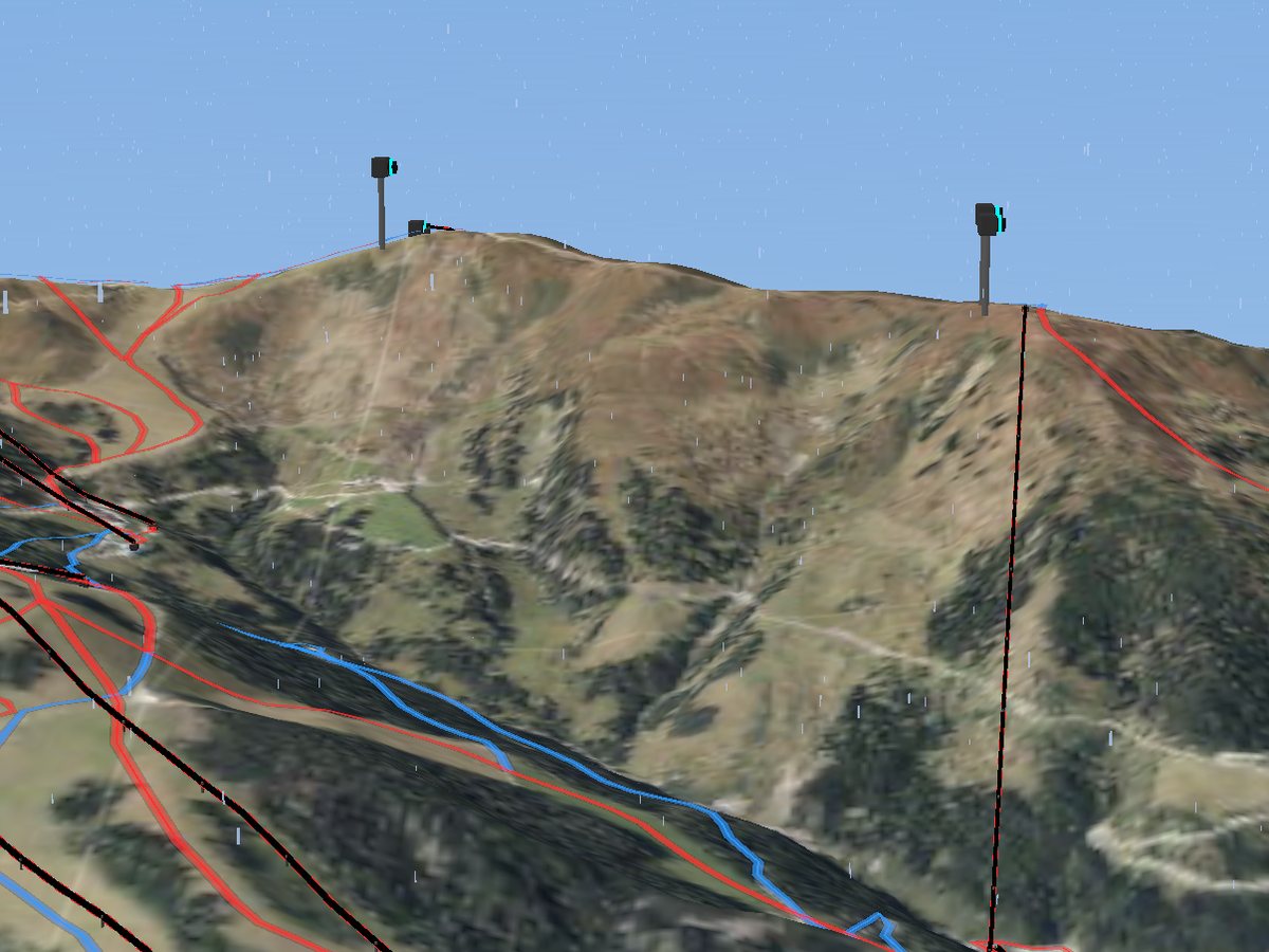 3D terrain render of Großarltal-Dorfgastein