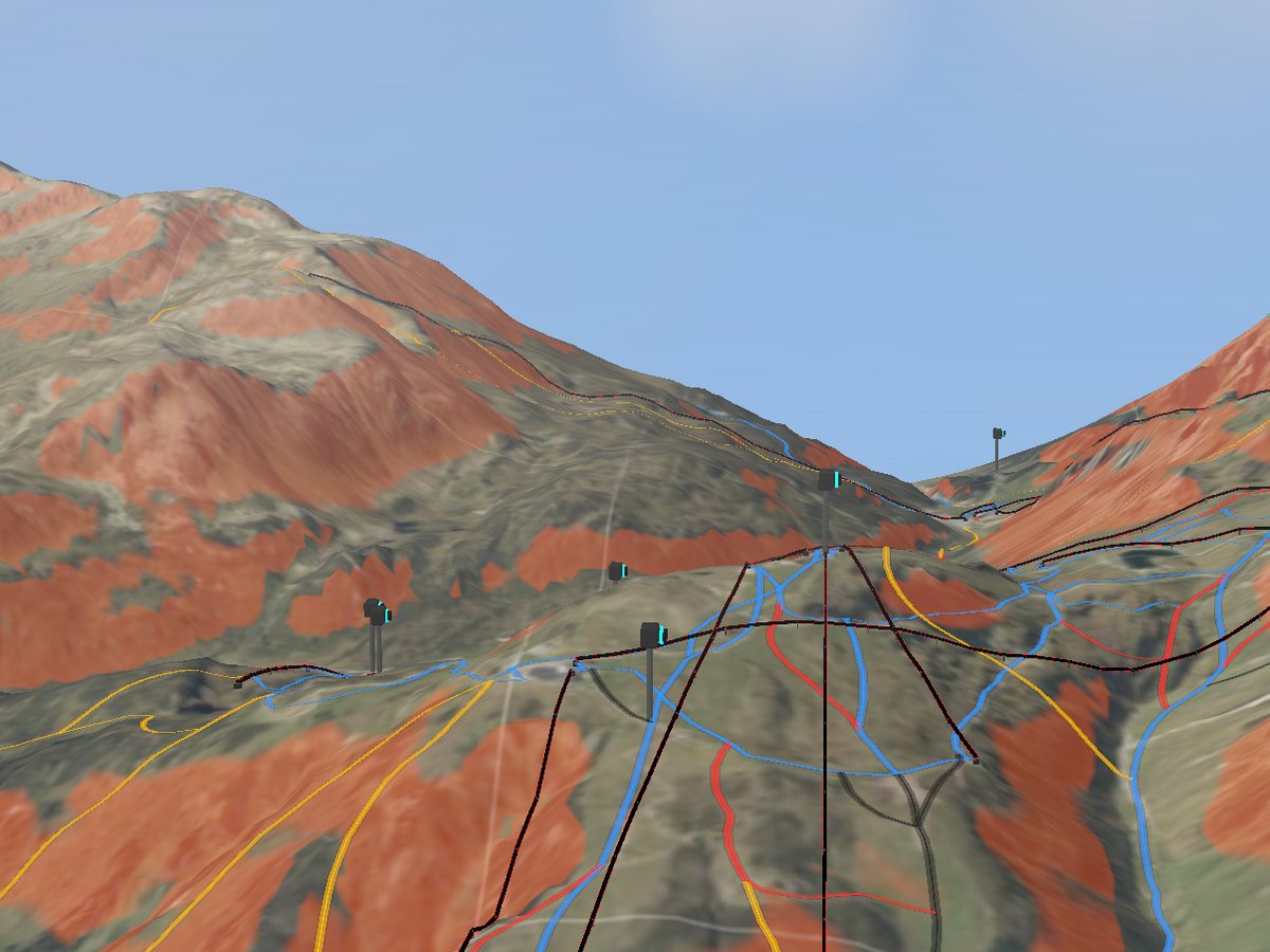 3D terrain render of St. Anton/St. Christoph/Stuben